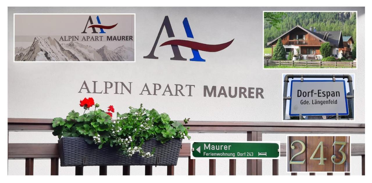 Alpin Apart Maurer レンゲンフェルト エクステリア 写真